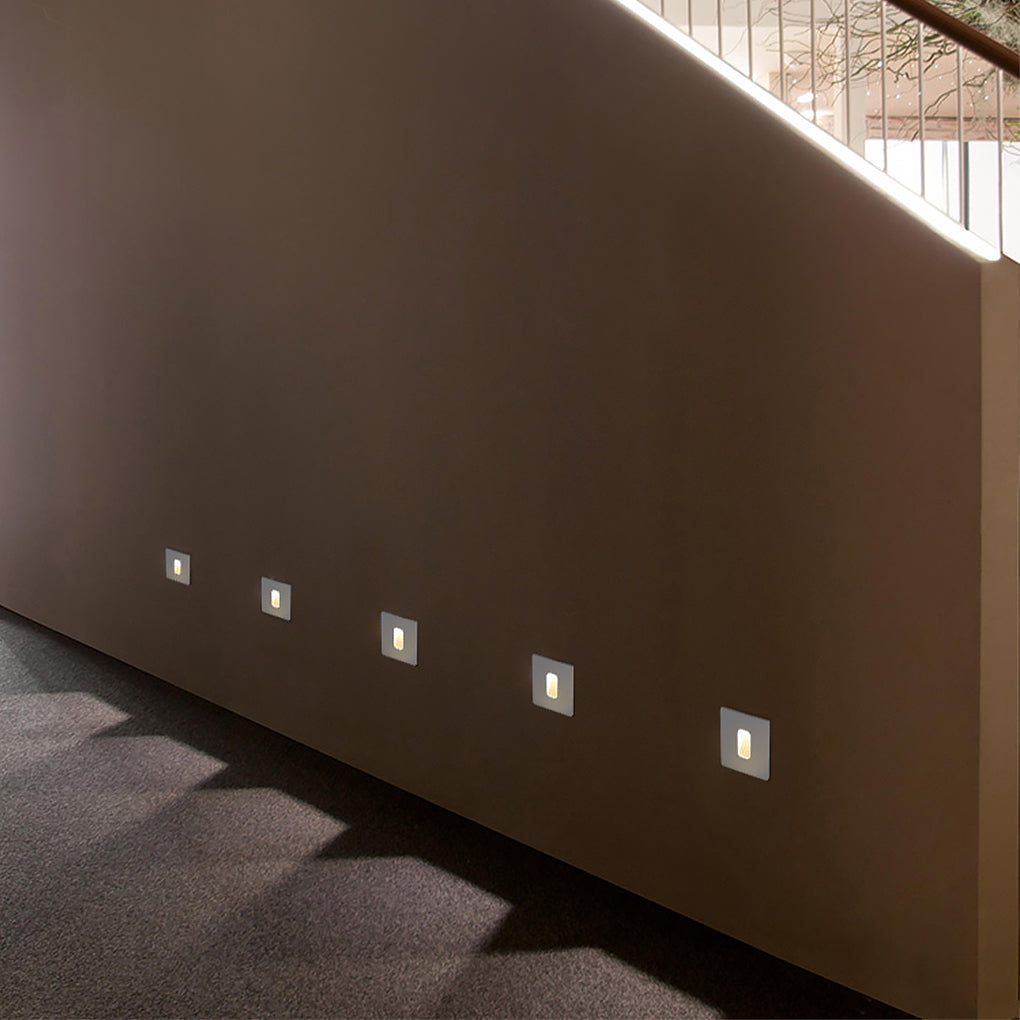 Victor Square LED Modern Outdoor Step Lights