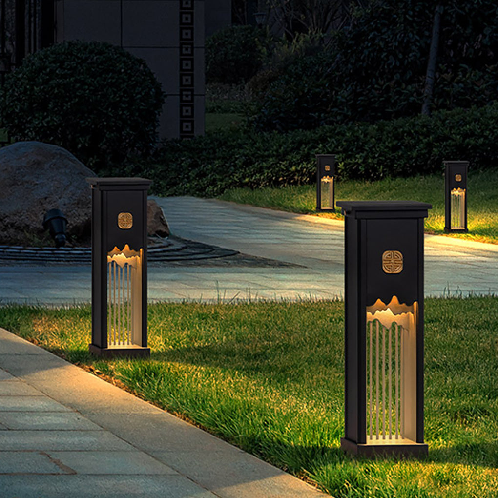 Lewis Elegant LED Artistic Cut Craft Outdoor Light