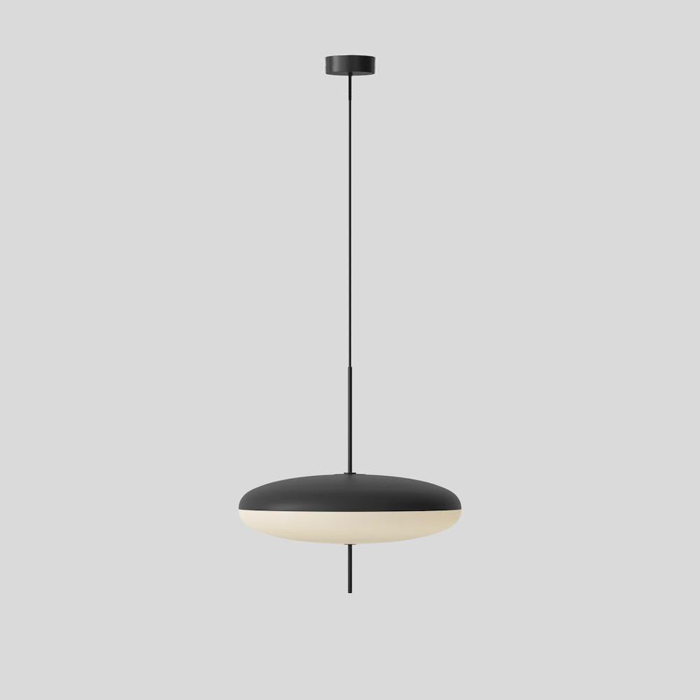 Lustra Pendant Lamp Joined Black-Painted for Living Room-Neutral Decor