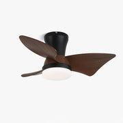 Pov Minimalist Wood Ceiling Fan Light-Neutral Decor