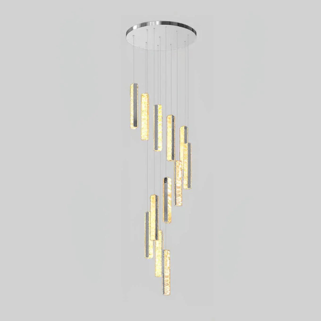 Lustra Chandelier Villa Forci Pendant Silver Modern-Neutral Decor