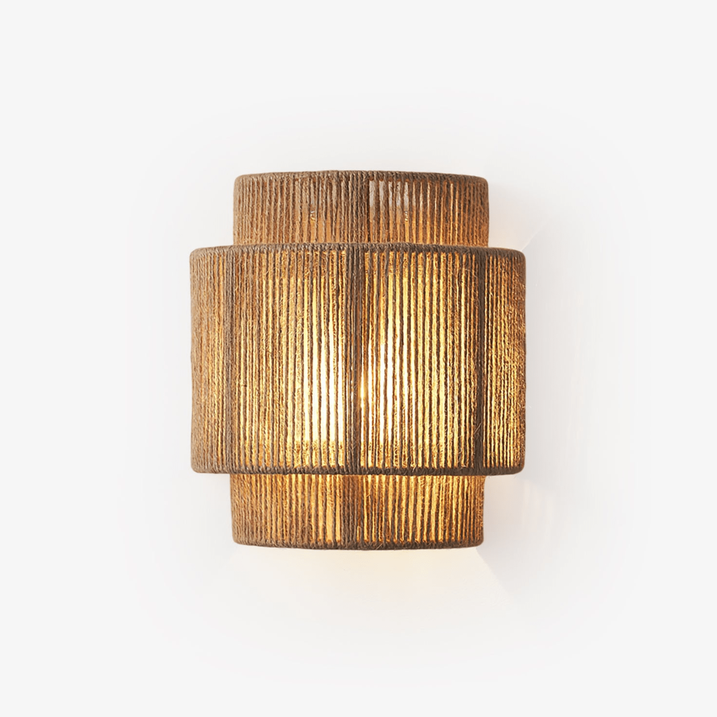 Lustra Wall Lamp Rustic Weave-Neutral Decor