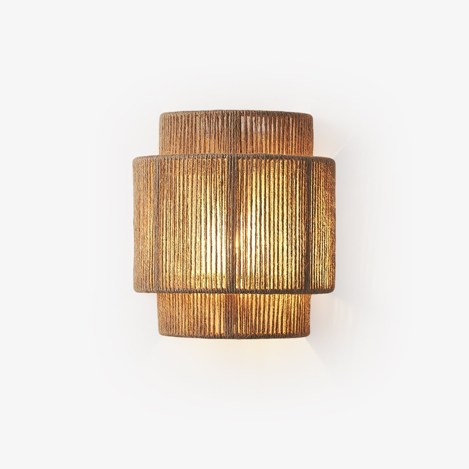 Lustra Wall Lamp Rustic Weave-Neutral Decor