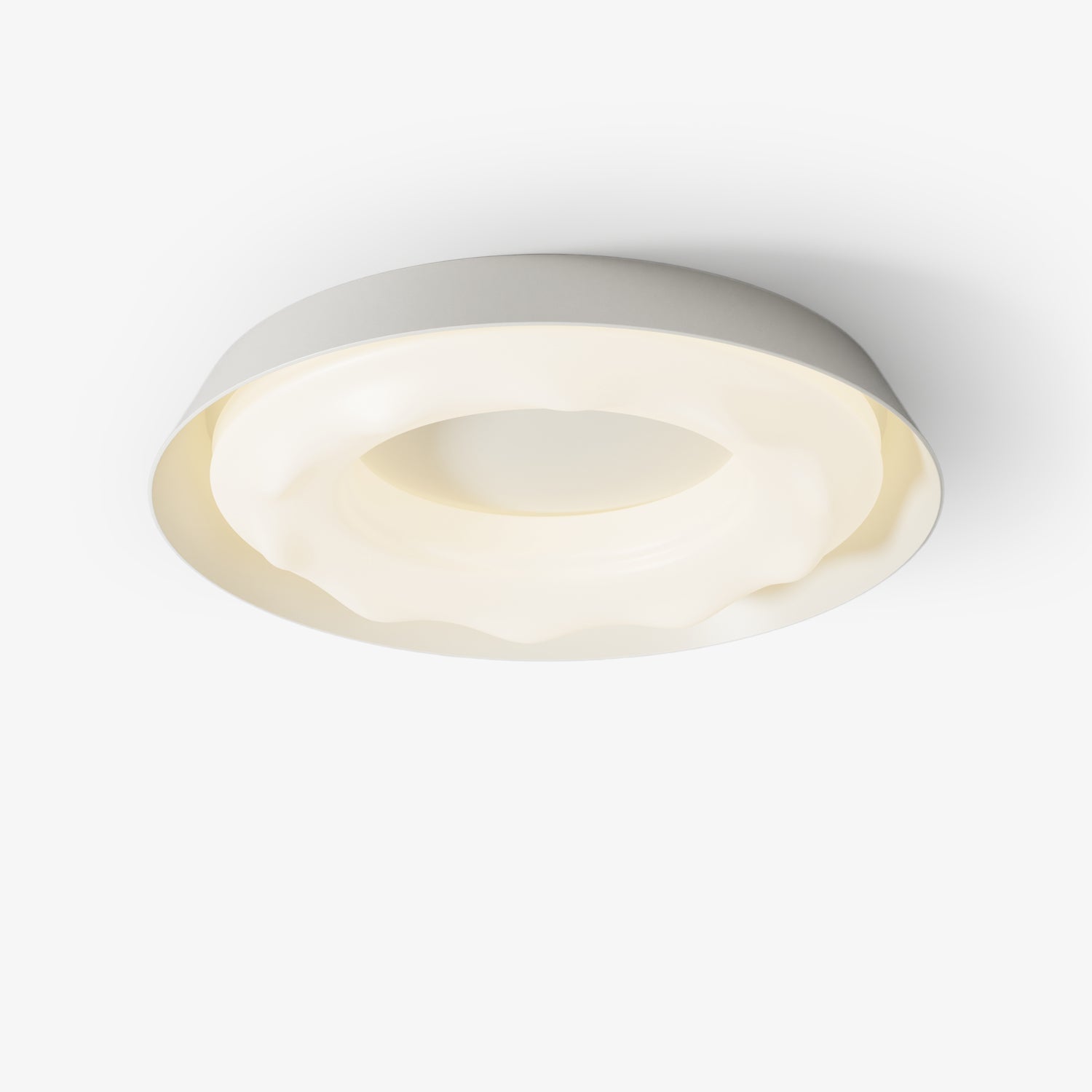 Vathais Modern Minimalist Ripple Ceiling Light-Neutral Decor