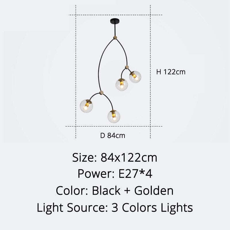 Valentina Minimalist Elegant Unique Branch Chandeliers, Living Room - Neutral Decor