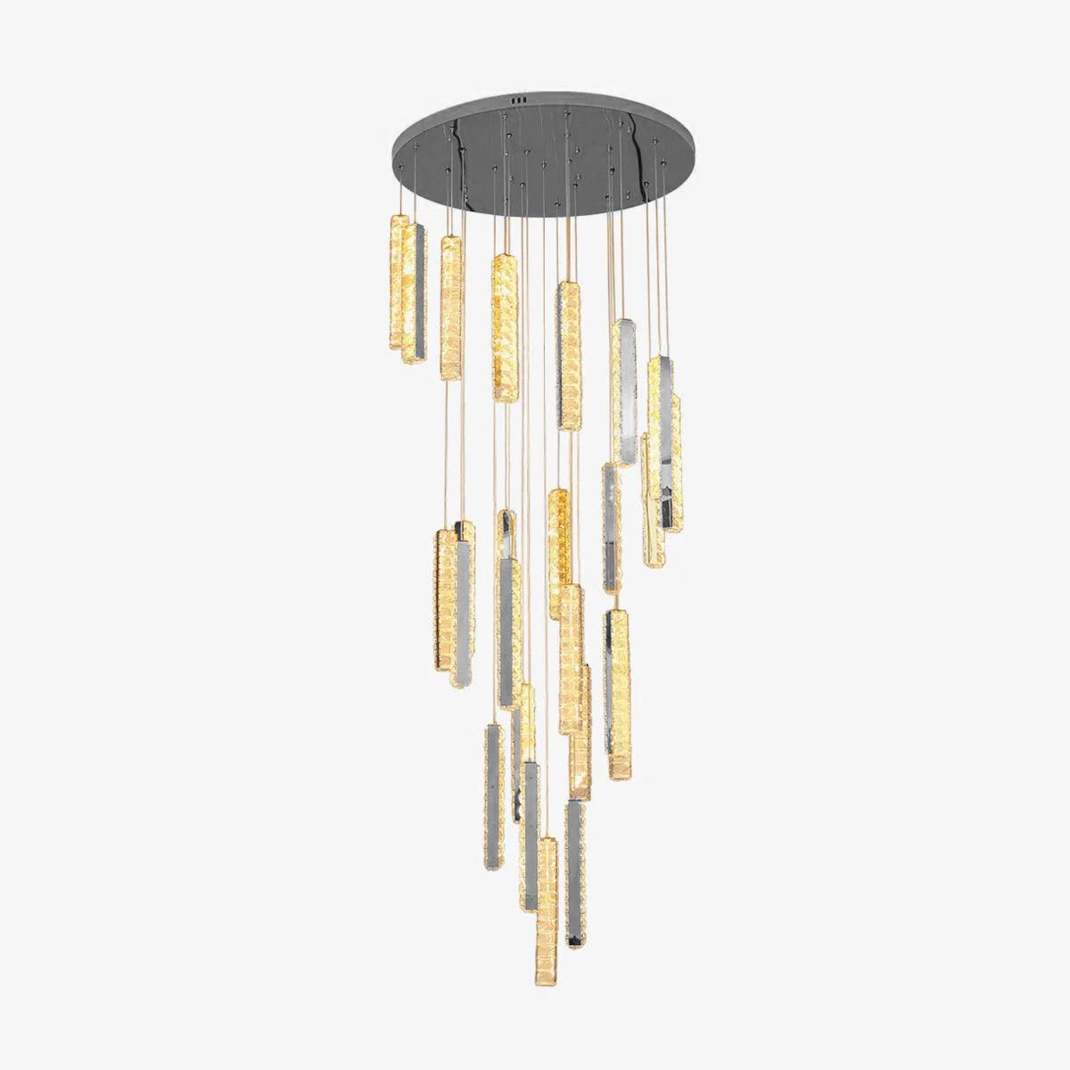 Lustra Chandelier Villa Forci Pendant Silver Modern-Neutral Decor