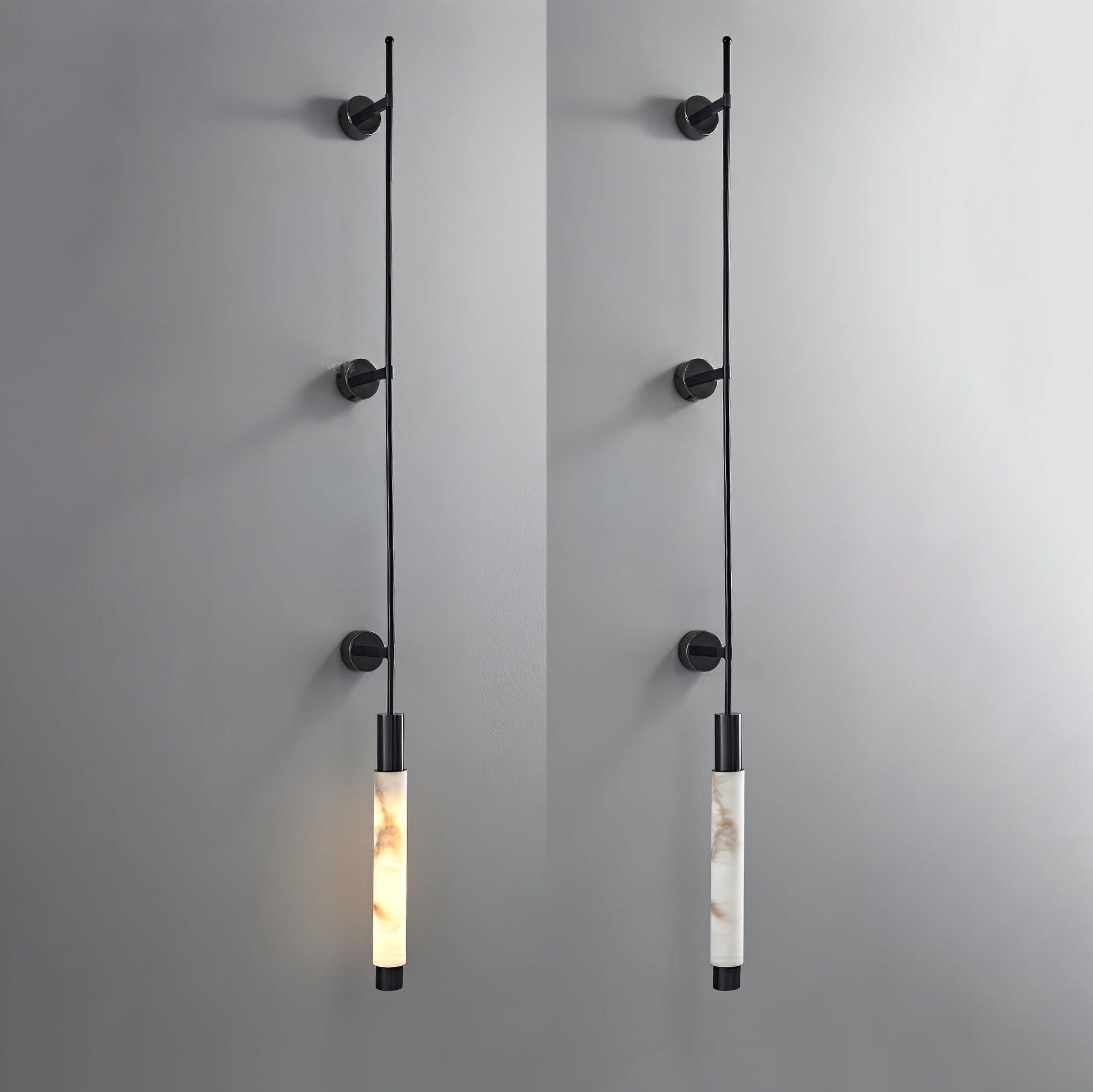 Rico Minimalist Alabaster Wall Light-Neutral Decor