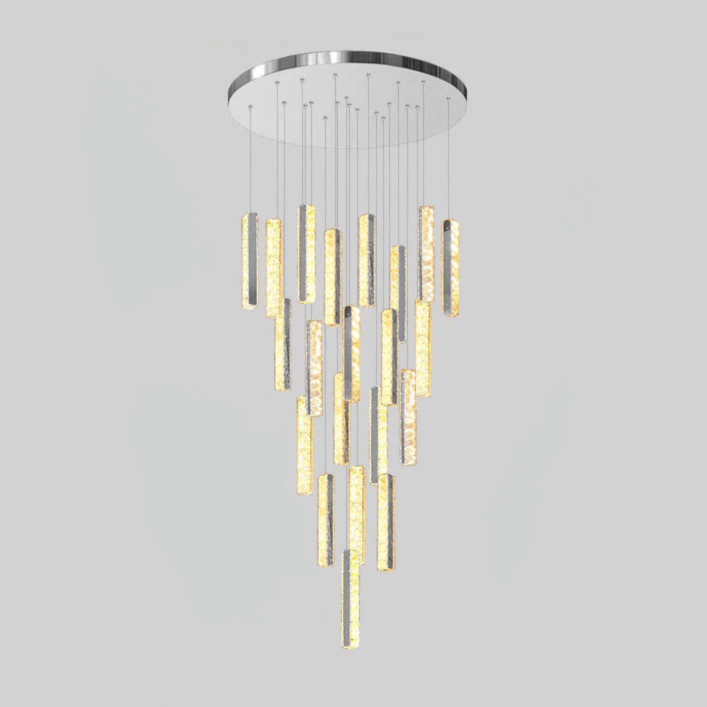 Lustra Chandelier Villa Forci Pendant Silver Modern-Neutral Decor