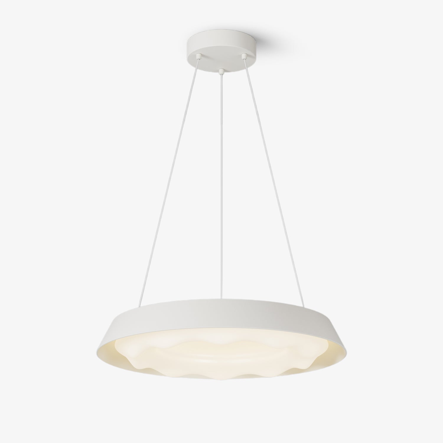 Vadoror Modern Minimalist Ripple Wave Pendant Light-Neutral Decor
