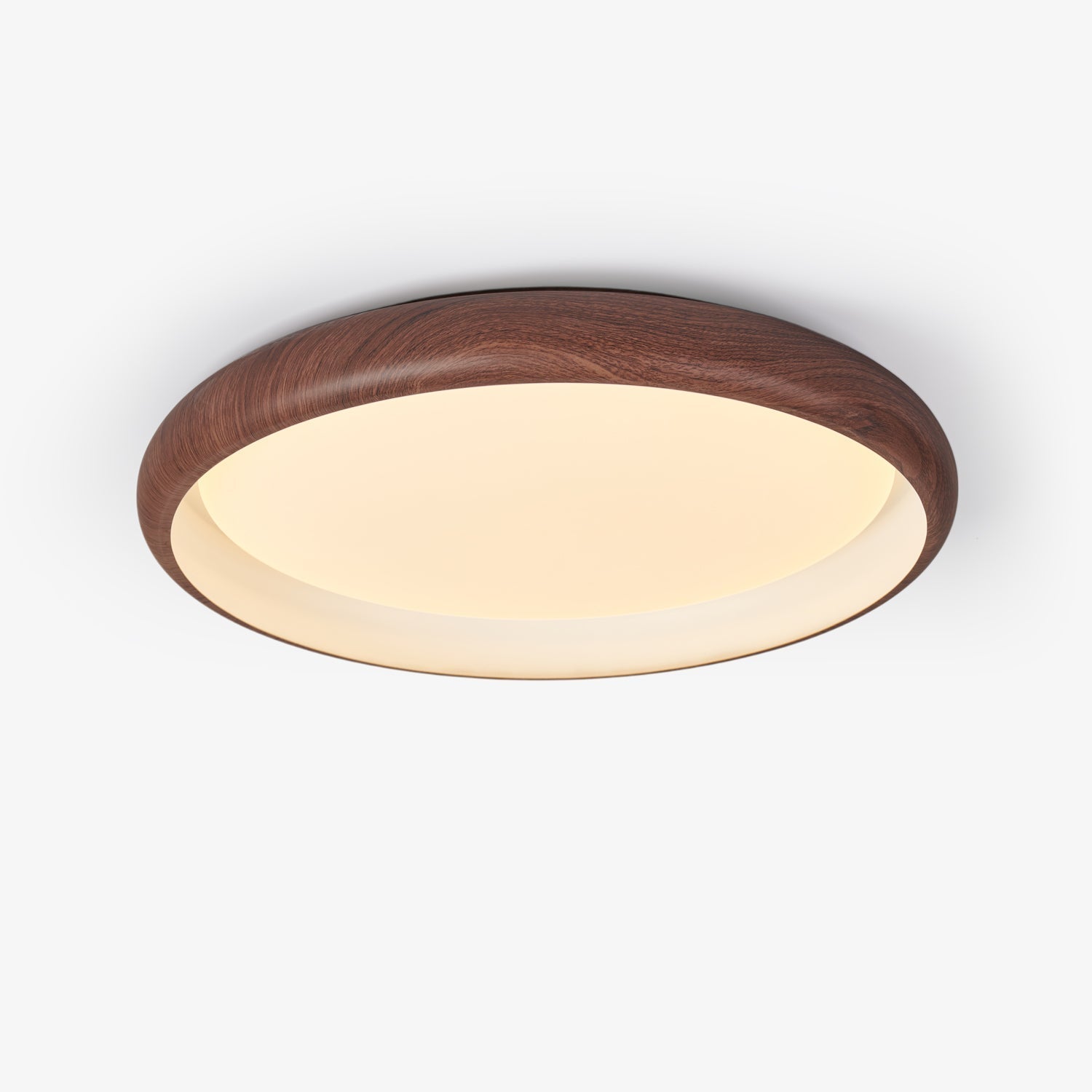 Zesolis Modern Minimalist Walnut Ceiling Light-Neutral Decor