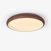 Zesolis Modern Minimalist Walnut Ceiling Light-Neutral Decor