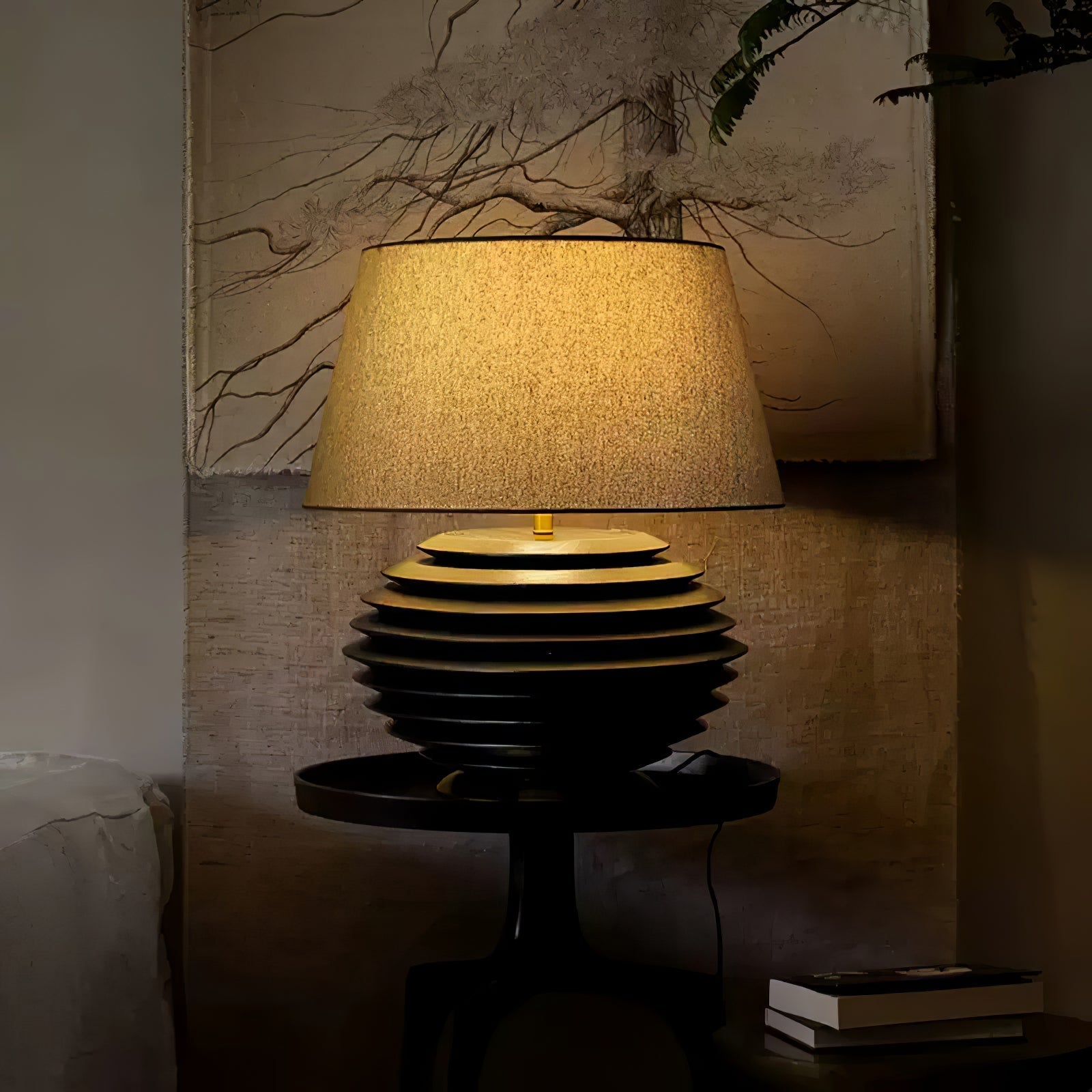 Abby Modern Table Lamp-Neutral Decor