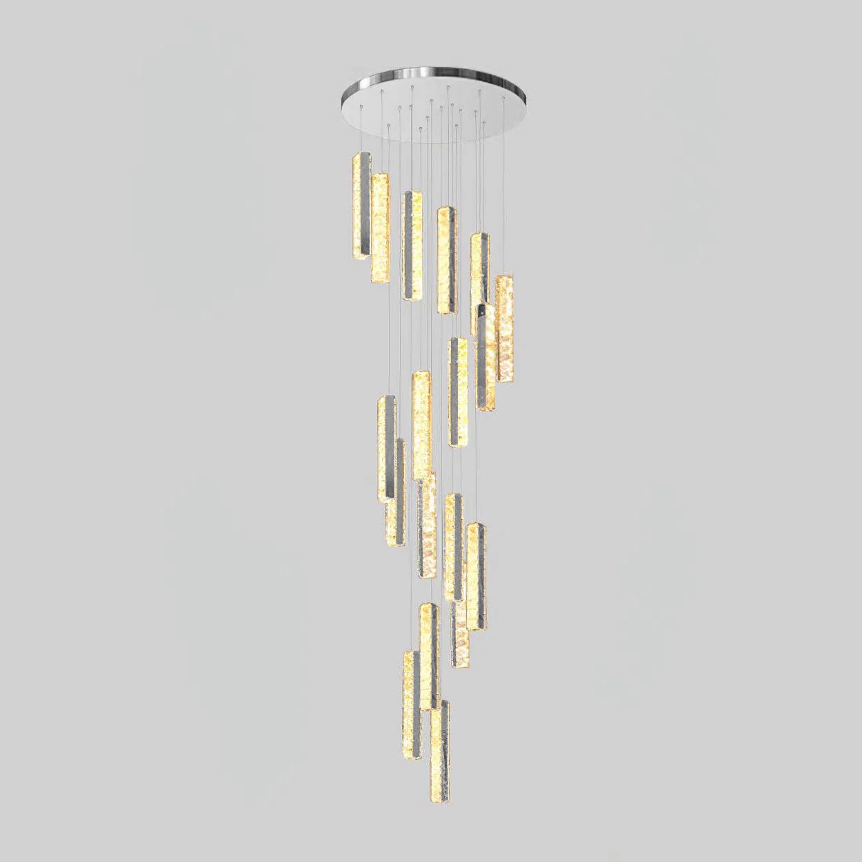 Lustra Chandelier Villa Forci Pendant Silver Modern-Neutral Decor