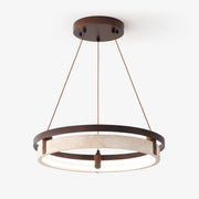 Panell Travertine Pendant Light-Neutral Decor
