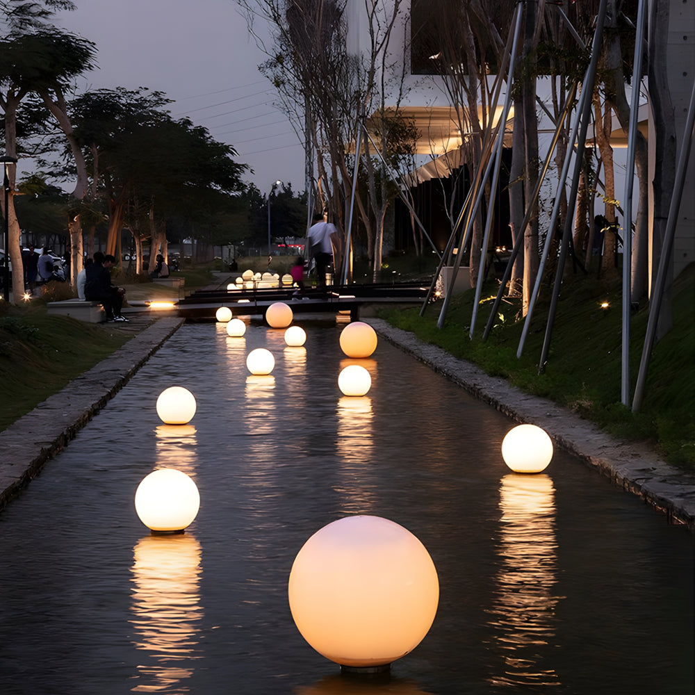 Edwin Moon Round Modern Outdoor Light