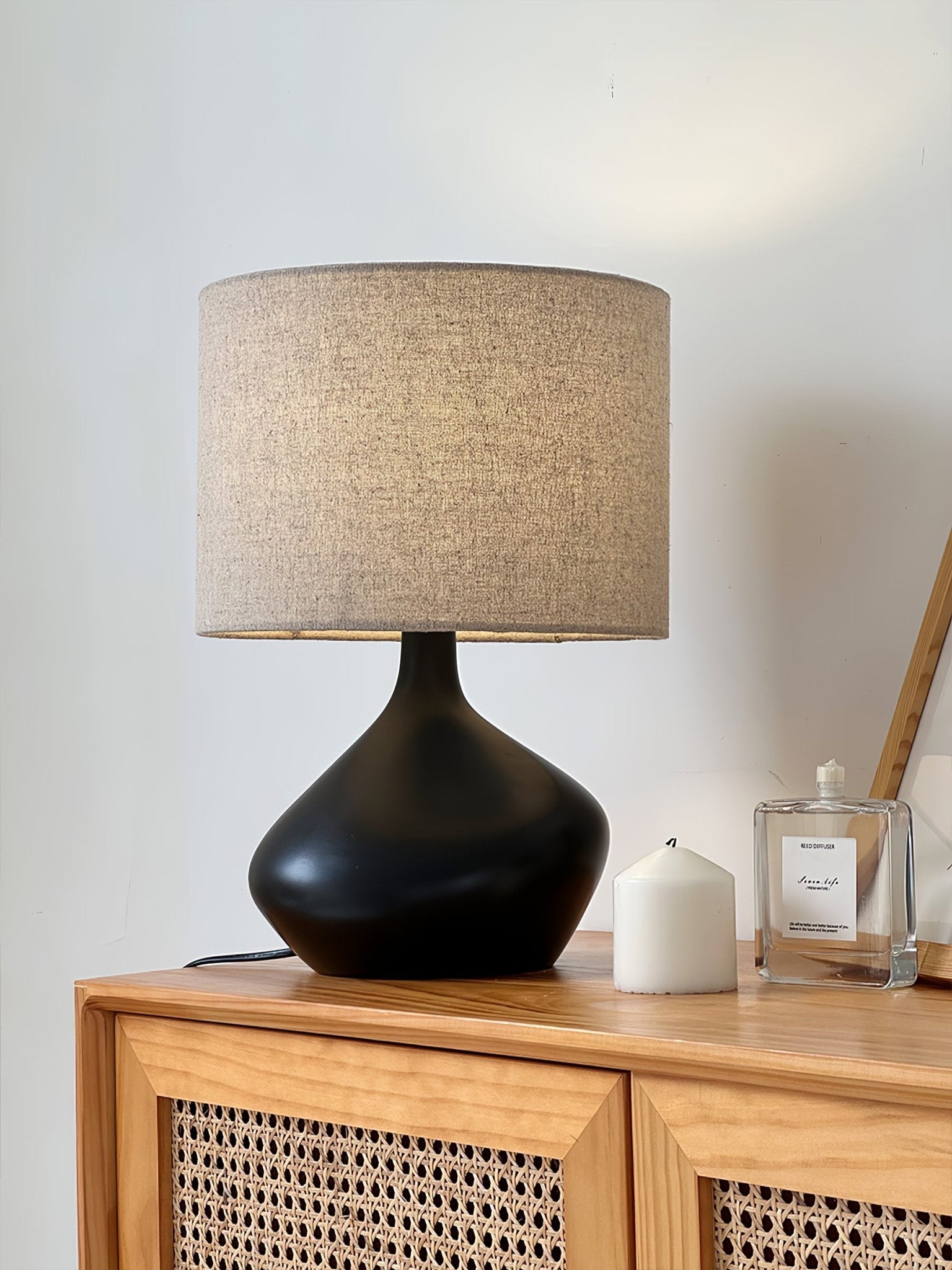 Jean Modern Ceramics Table Lamp-Neutral Decor