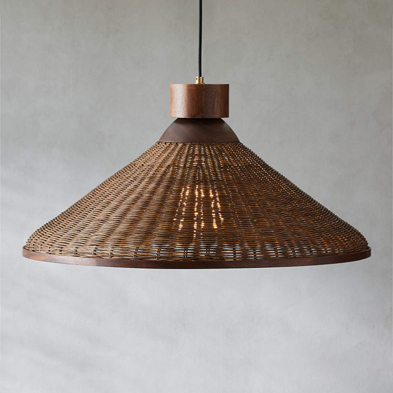 Silva Retro Design LED Pendant Light Rattan Living Room/Restaurant/Hotel - Neutral Decor