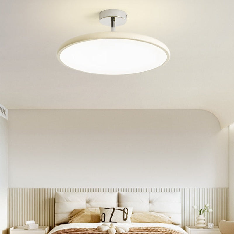 Valentina Vintage Flush Mount Ceiling Light Metal Red/White/Green LED Bedroom - Neutral Decor