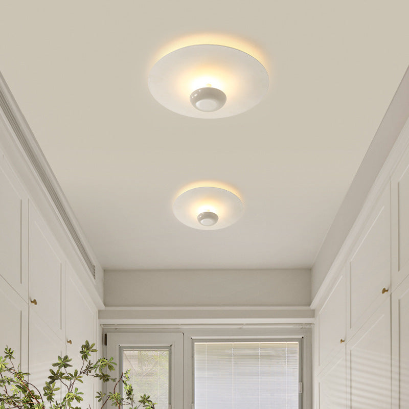 Arisha Flush Mount Ceiling Light White Living Room Bedroom - Neutral Decor