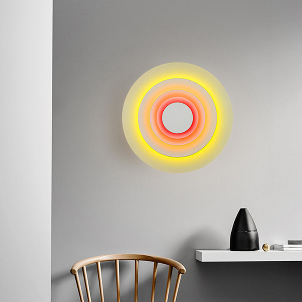 Aria Circular 3-in-1 Colorful LED Wall Lamp - Neutral Decor