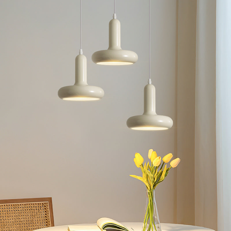 Arisha Modern Minimalist Cream Style Pendant Light White Bedroom - Neutral Decor
