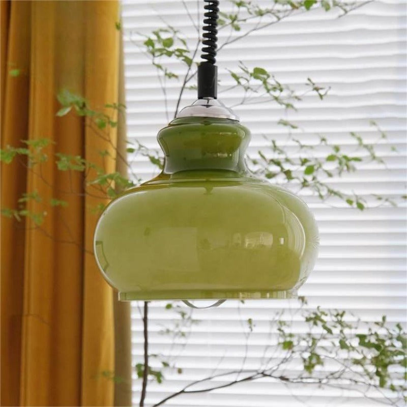 Valentina Retro Simple Pendant Light Living Room Green Living Room - Neutral Decor