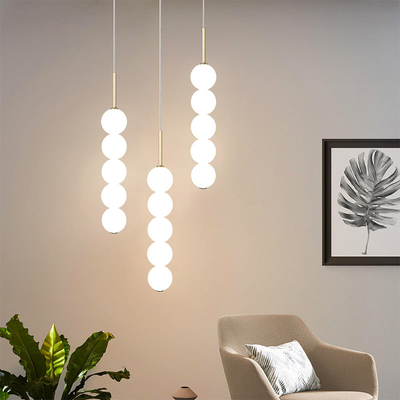Valentina Pendant Light White Bubble Nordic - Neutral Decor