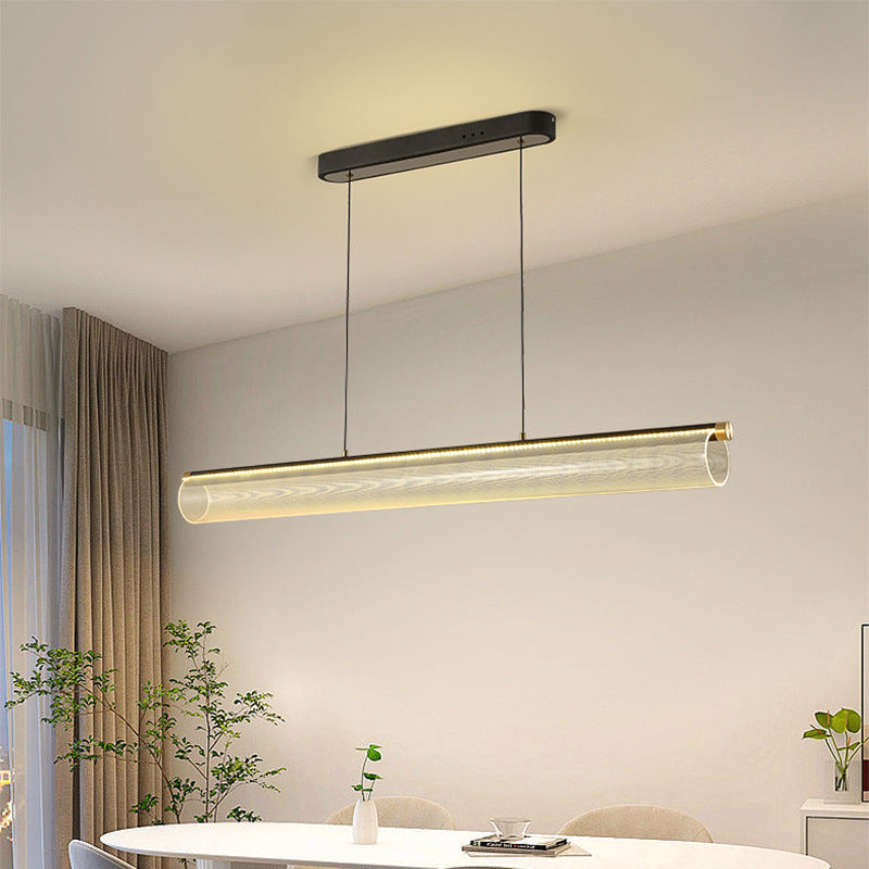 Arisha Modern LED Pendant Light Clear Metal Tea/Dining/Living Room - Neutral Decor