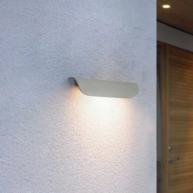 Ray Modern Outdoor Wall Lighting, Waterproof, Curved - Neutral Decor
