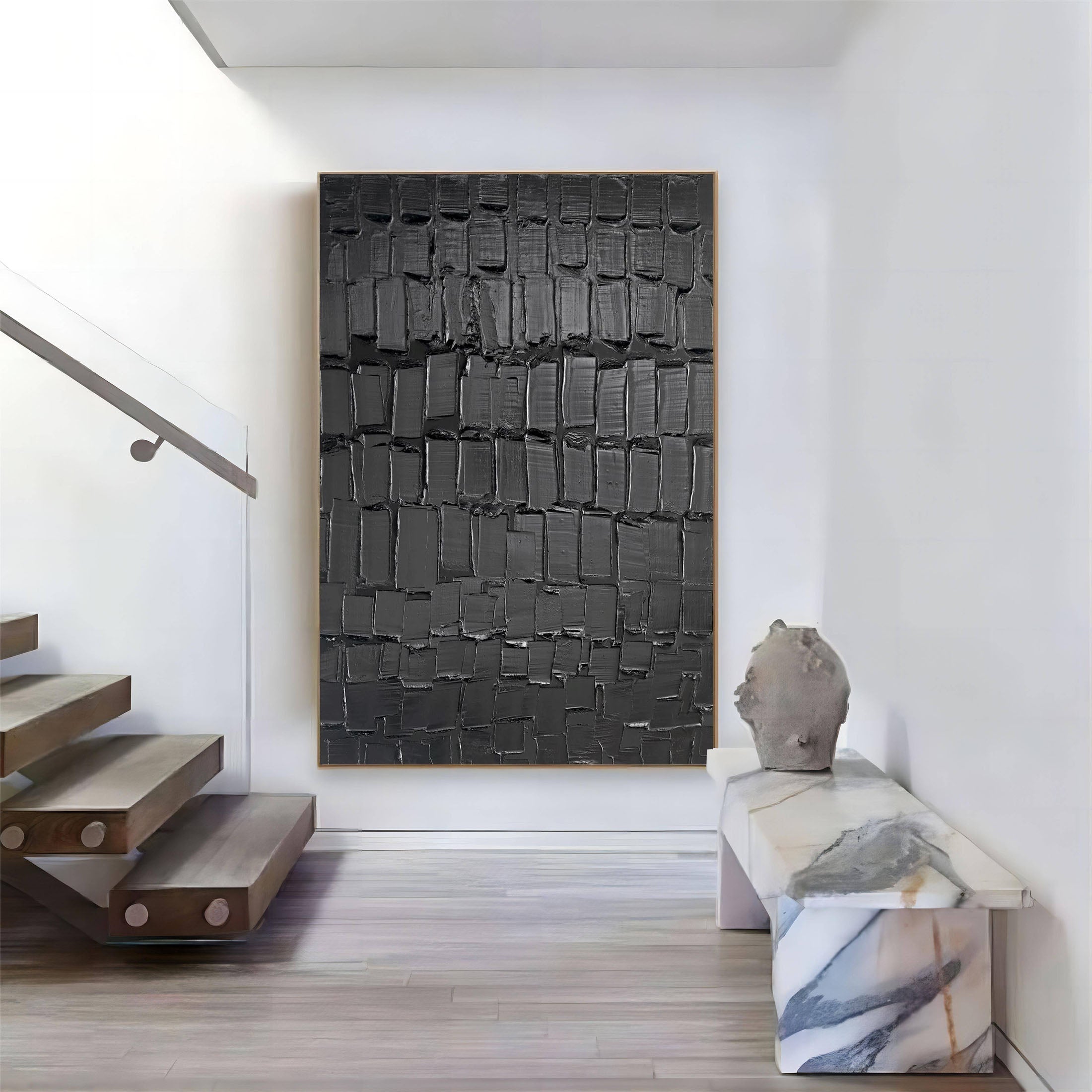 Plaster Art Texture Painting SG111 - Neutralighting