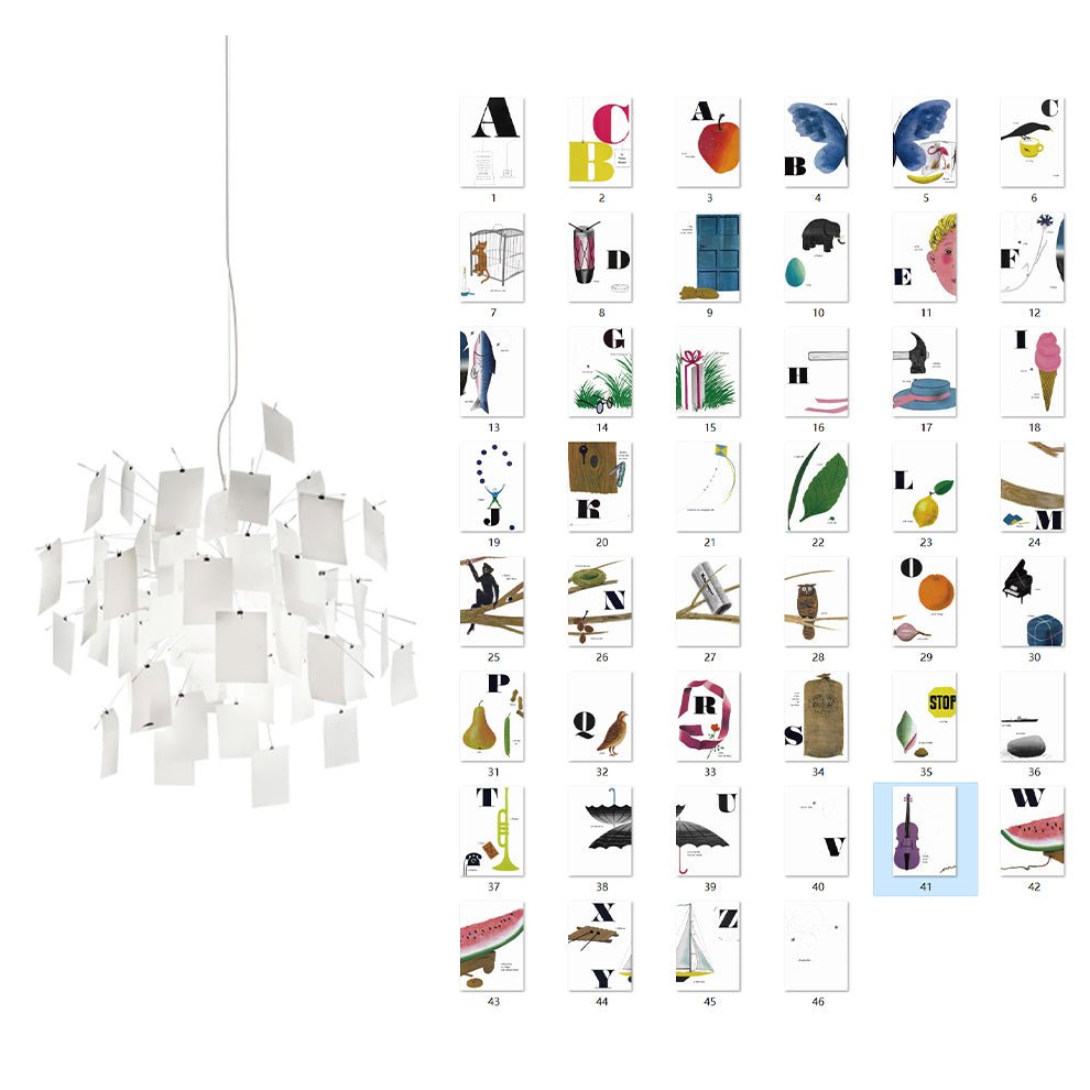 Bexlyn Chandelier Paper Customizable Creative-Neutral Decor