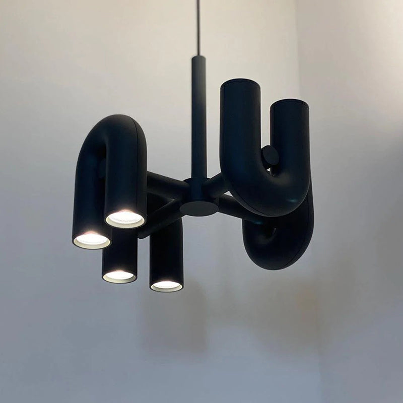 Arisha Modern Pendant Light Linear with 3 U-Shaped Light - Neutral Decor