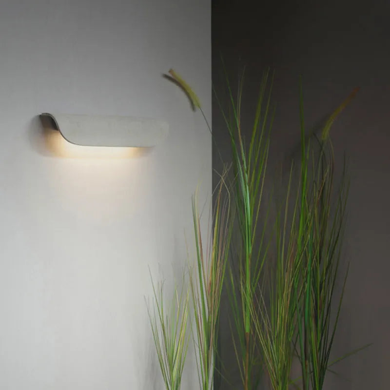Ray Modern Outdoor Wall Lighting, Waterproof, Curved - Neutral Decor