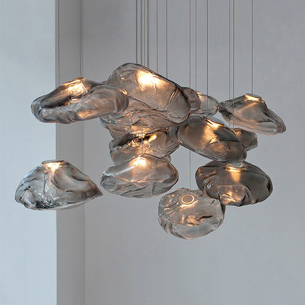 Avi Minimalist Spherical Glass Pendant Light, 3 Colour - Neutral Decor