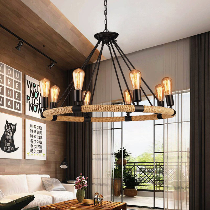 Epoch Design LED Pendant Light Black Metal Dining Room/Living Room/Bar/Restaurant - Neutral Decor