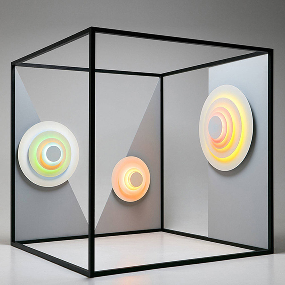 Aria Circular 3-in-1 Colorful LED Wall Lamp - Neutral Decor