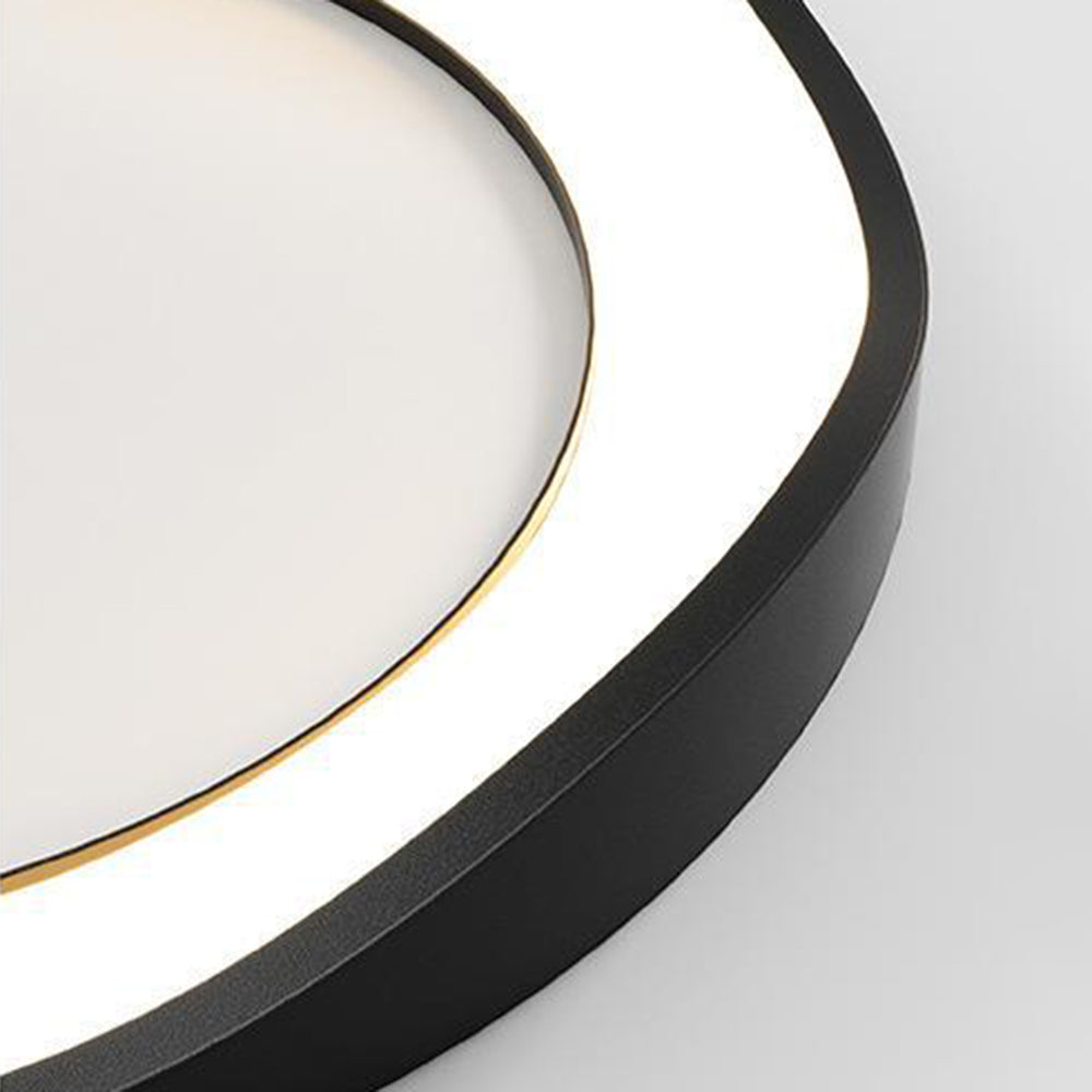 Arisha Pendant Light Rond Modern, Black/White, Dining Room - Neutral Decor