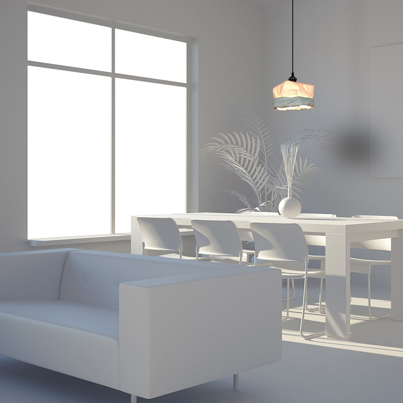 Valentina Vintage Cup Metal Paper LED Pendant Light Living Room Bedroom - Neutral Decor