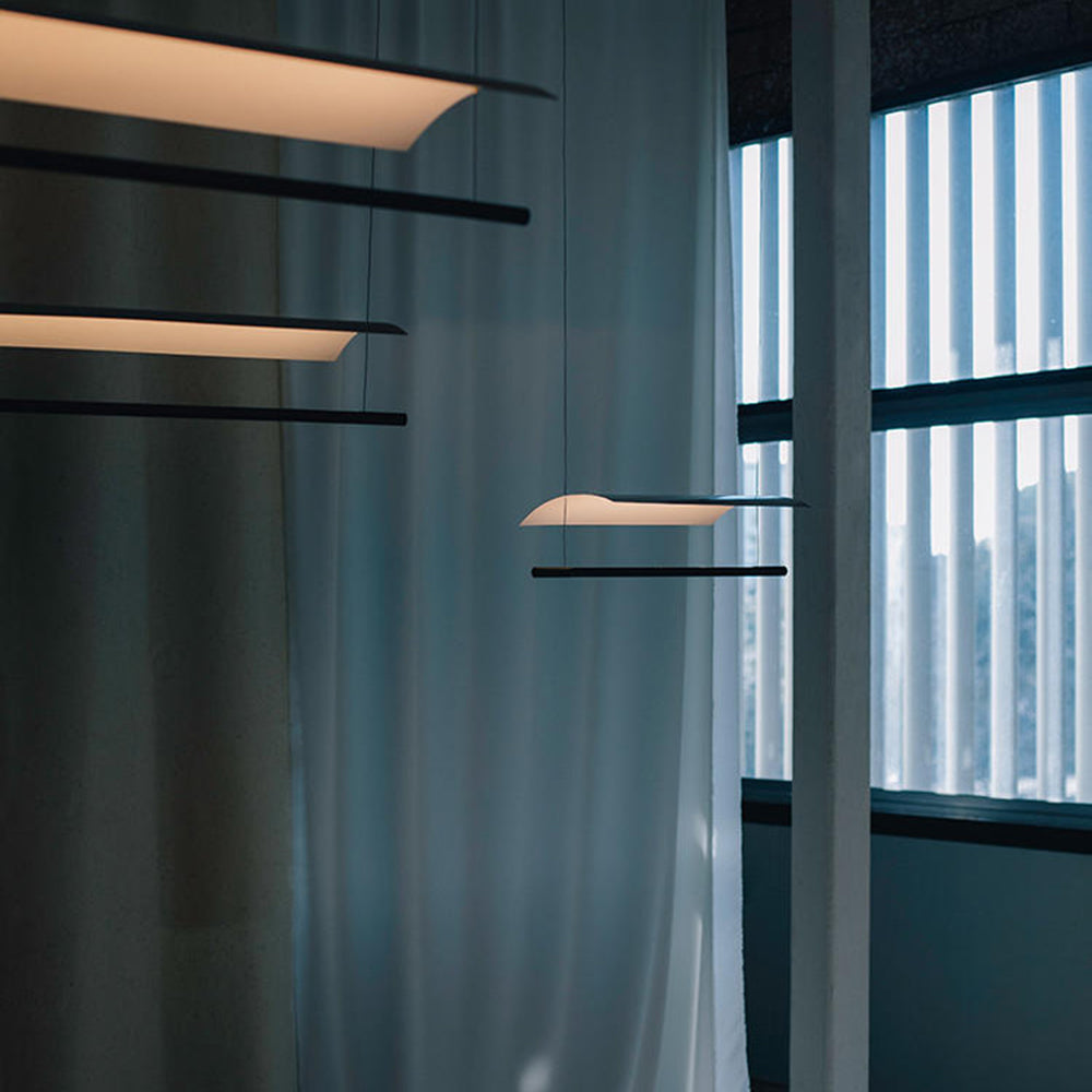 Arisha Minimalist Linear Metal Pendant Light - Neutral Decor