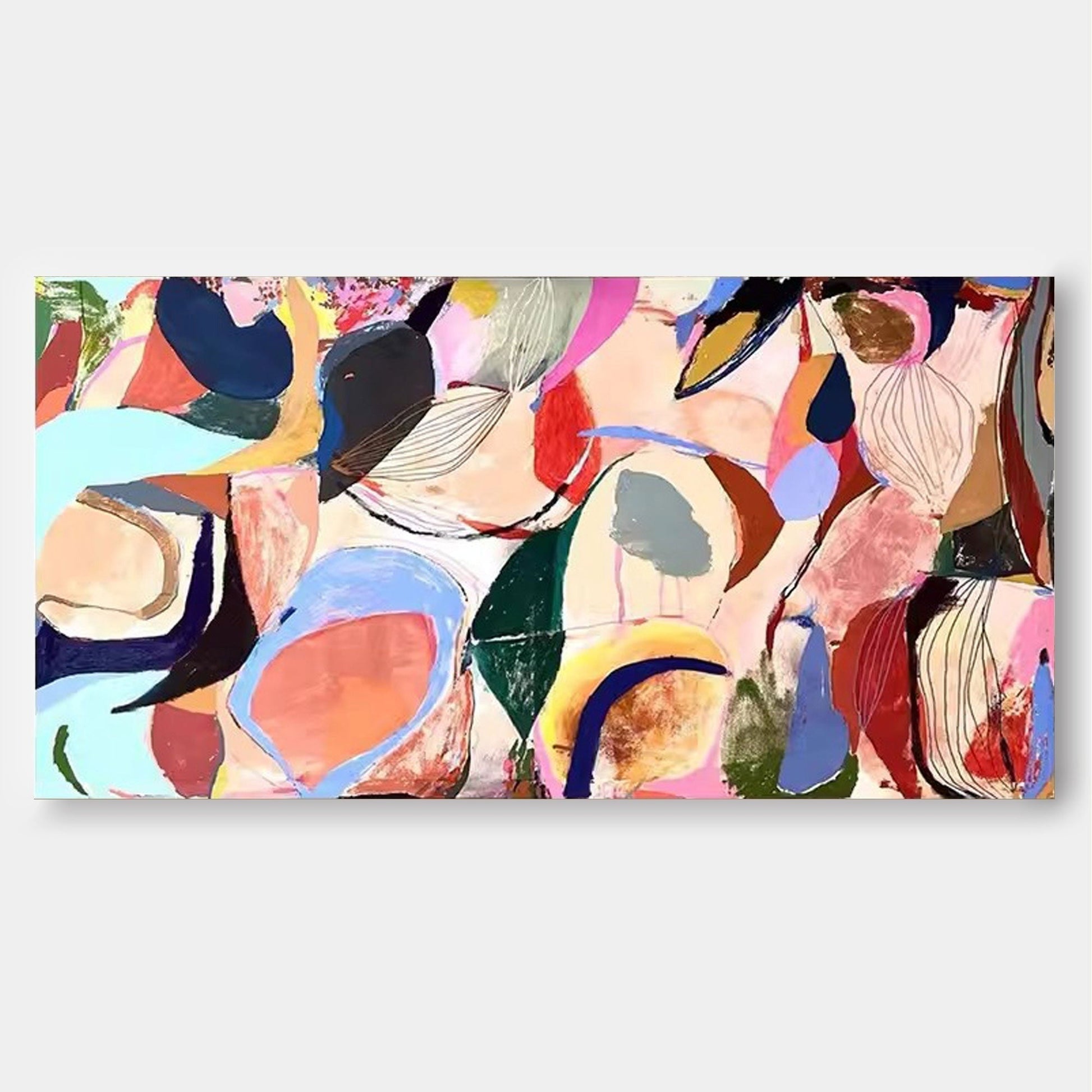 Abstract Canvas Art AB066 - Neutralighting