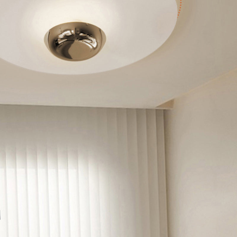 Arisha Flush Mount Ceiling Light White Living Room Bedroom - Neutral Decor