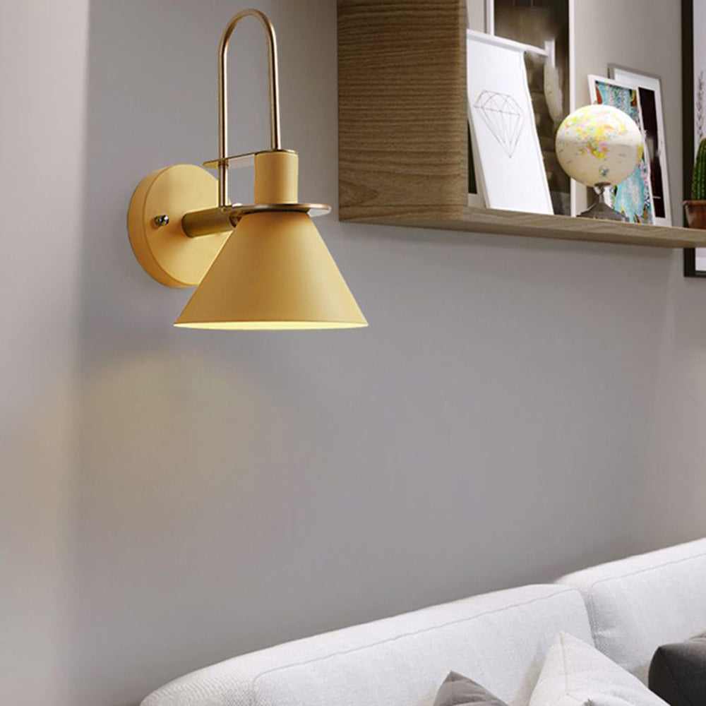 Valentina Vintage Horn Shape Metal Wall Lamp, Living room/Bedroom/Bathroom