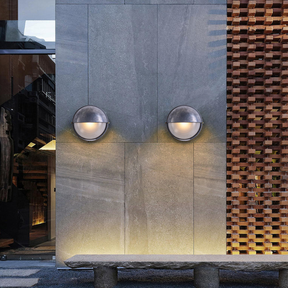 Vorn Modern Round/Ellipse Outdoor Waterproof Wall Lamp. 2 Colors - Neutral Decor