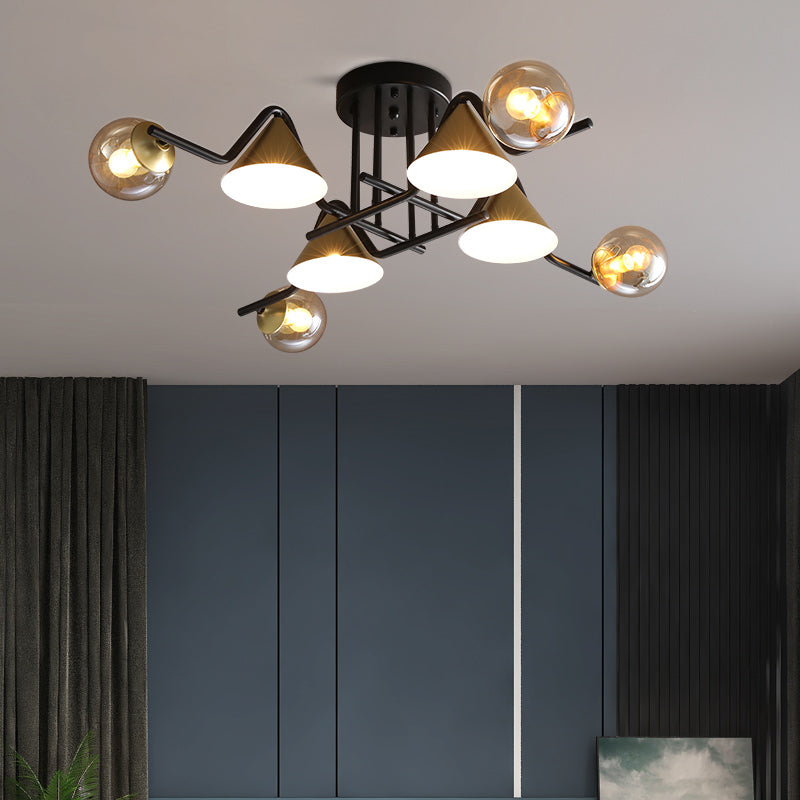 Arisha Design LED Flush Mount Ceiling Light Bedroom/Living Room - Neutral Decor
