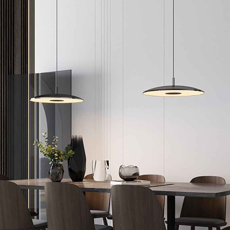 Arisha kitchen Pendant Light White& Nickel Post Modern - Neutral Decor