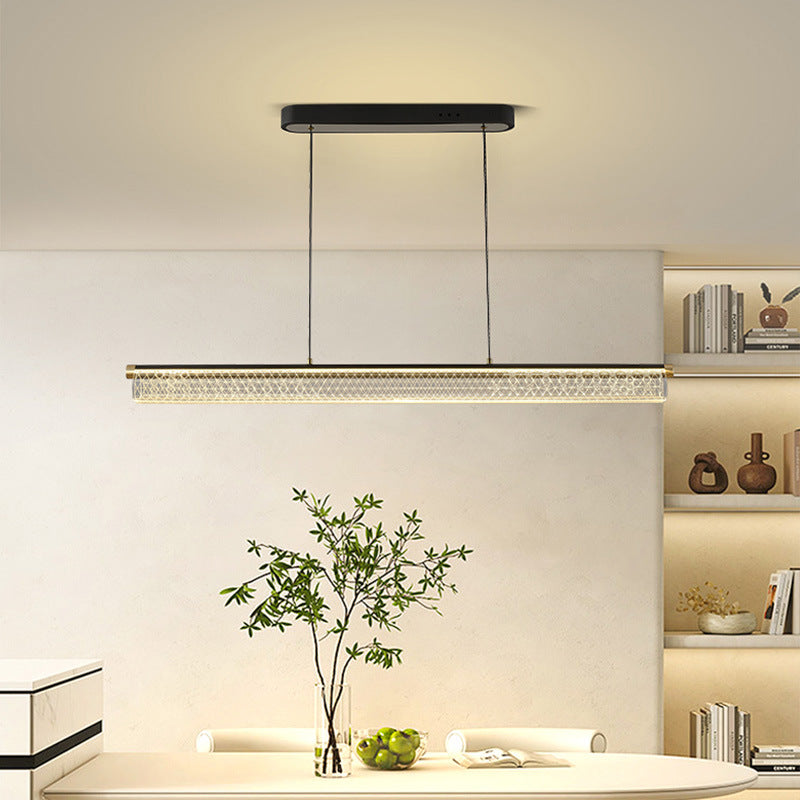 Arisha Modern LED Pendant Light Clear Metal Tea/Dining/Living Room - Neutral Decor