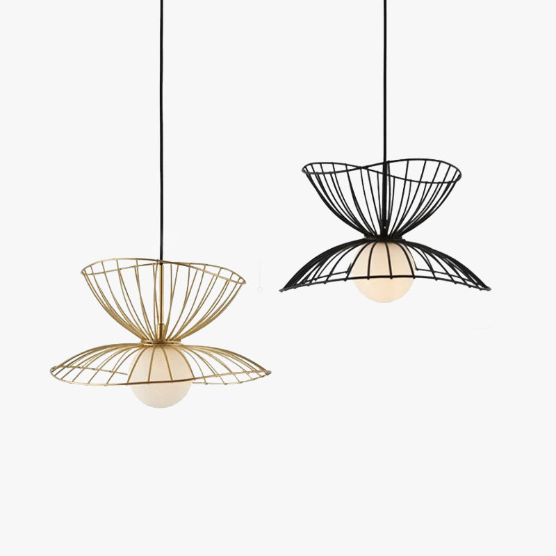 Ritta Pendant Light Modern, Metal, Gold/Black, Kitchen Island - Neutral Decor