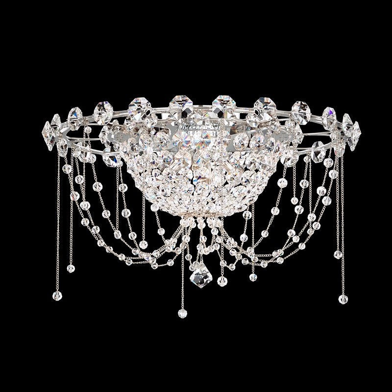 Kristy Chandelier Italian Crystal - Neutral Decor