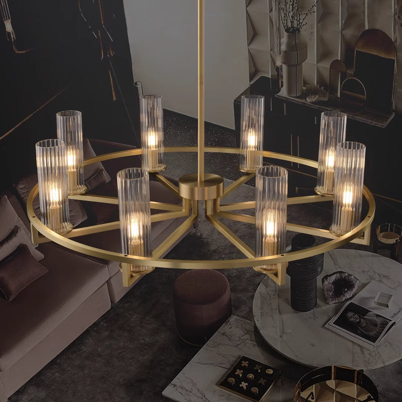 Arisha Post Modern Designer LED Pendant Light Glass/Metal Living Room/Badroom - Neutral Decor