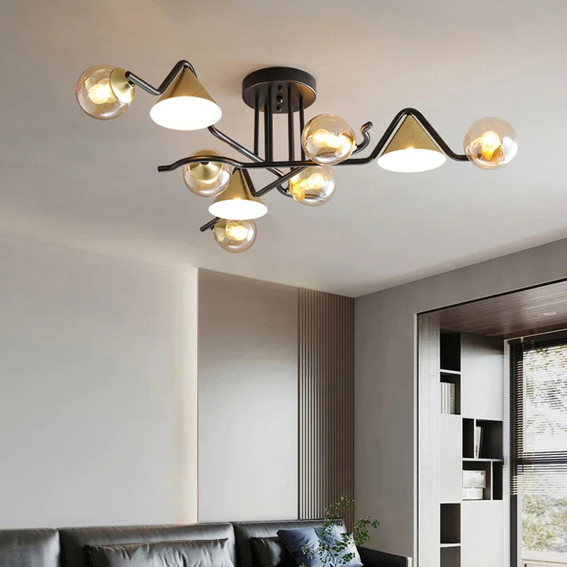 Arisha Design LED Flush Mount Ceiling Light Bedroom/Living Room - Neutral Decor